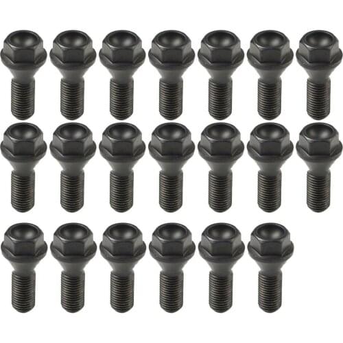 20PCS Wheel Lug Bolts Nuts 12 X1.5mm For BMW E46 E90 E39 E60 E53 36131095390
