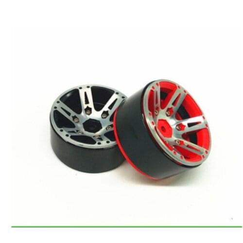 4PCS RC Rock Crawler Metal Wheel DIY model toy car Rim 1.9 Inch BEADLOCK for 1/10 Axial SCX10 90046 TAMIYA CC01 RC4WD