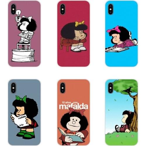 Mafalda Accessories Phone Cases Covers For Huawei Y5 Y6 Y7 Y9 Prime Pro GR3 GR5 2017 2018 2019 Y3II Y5II Y6II