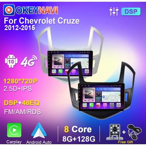 Autoradio for Chevrolet Cruze 2012 2013 2014 2015 Android Car Radio Stereo 2 Din Carplay Multimedia DVD Player GPS Navigation