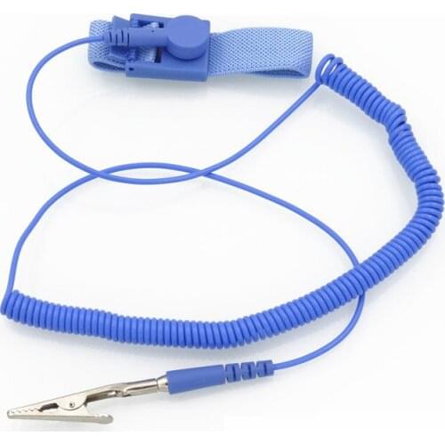 Cordless Wireless Clip Antistatic Anti Static ESD Wristband Wrist Strap Discharge Cables For Electrician IC PLCC worker