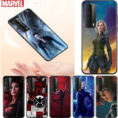 Marvel Avengers Black Widow For Huawei Y9S Y9A Y9 Y8P Y8S Y7P Y7A Y7 Y6S Y6 Y5P Y5 PRO Lite Prime 2020 2019 2018 Phone Case