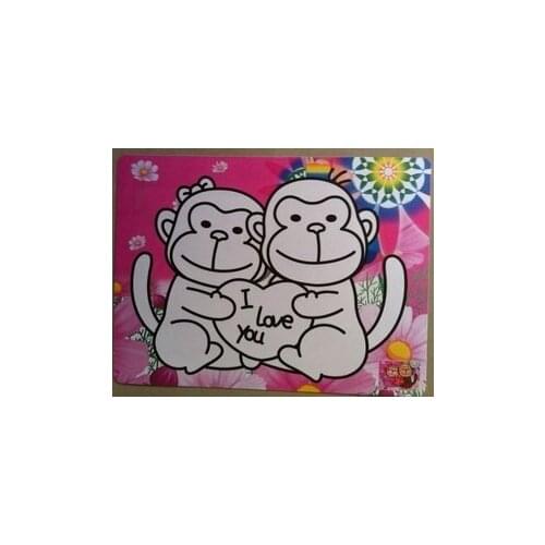 Color Sticker cards for Childrens Sand art painting 20x28cm