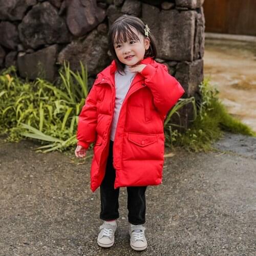 Girls Babys Kids Down Jacket Coat 2021 Charming Warm White Duck Down Thicken Winter Autumn Outerwear Hooded Childrens Clothing
