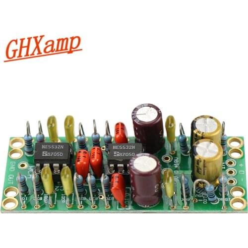 GHXAMP NE5532 Balanced XLR to Single-ended RCA Output Dual op amp circuit board small size low distortion low noise