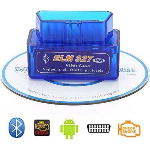 Hot Sale Super Mini Elm 327 Bluetooth OBD2 Car Diagnostic Tool Code Reader For Android Windows V2.1 OBDII Auto Diagnostic