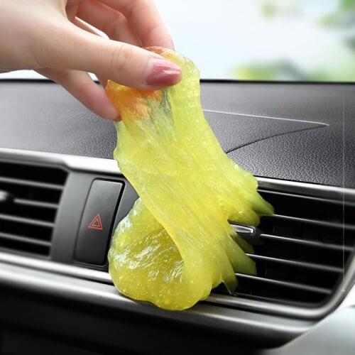 Car Cleaning Sponge Products Auto Universal Cyber Super Clean Glue Microfiber Dust Tools Mud Gel Products