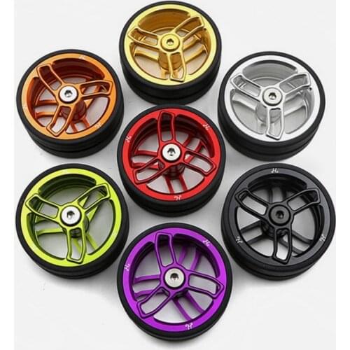 H&H original easywheel 62mm ultra-light aluminum alloy walker for brompton bike big easy wheel