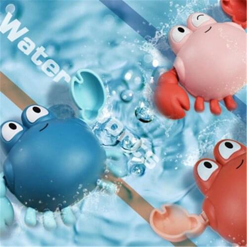 Wind Up Crab Bath Toy Swimming Crab For Baby Toddler Bath Time Shower Boys Girls 63HE