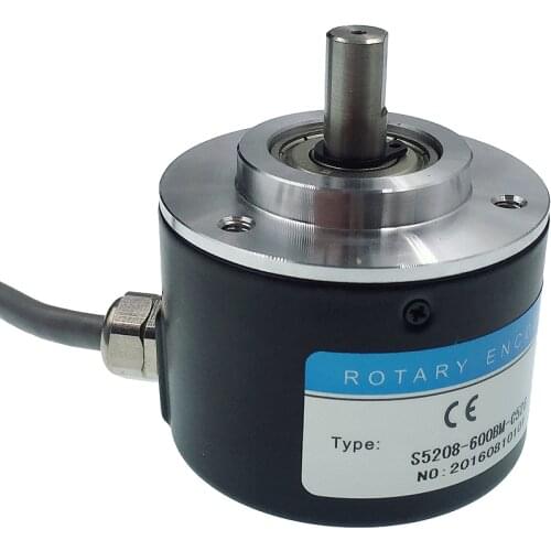 Incremental Photoelectric Rotary Encoder Zsp5208 600 Pulse 600 Line ABZ Three Phase 5-24 V