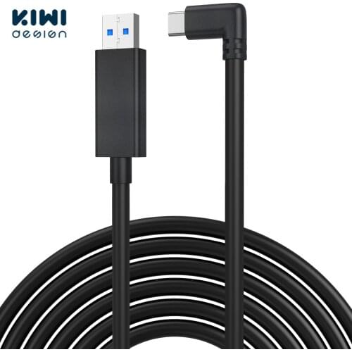 KIWI design Updated 16 FT(5M) USB3.0 to Type C Quest Link cable High Speed Data Transfer For Oculus Quest/ Quest 2