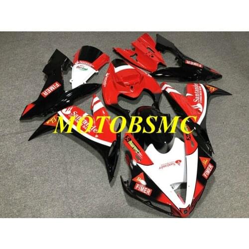 Injection mold Fairing kit for YZFR1 04 05 06 YZF R1 YZF1000 2004 2005 2006 YZF1000 ABS Red black Fairings set+Gifts YA64