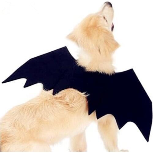 Halloween Pet Bat Wings Small Large Dog Cat Bat Costume Clothing