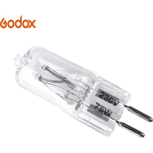 Godox 75W 120V Photo Studio Modeling Lamp Bulb Photography Light Bulb for Compact Studio Flash Strobe Light Speedlite