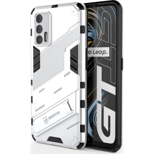 Fashion Rugged Armor Colorful Heavy Anti Fall Phone Case For Oppo Realme Find X3 Gt Pro Shockproof Kickstand Protection Pc Cover