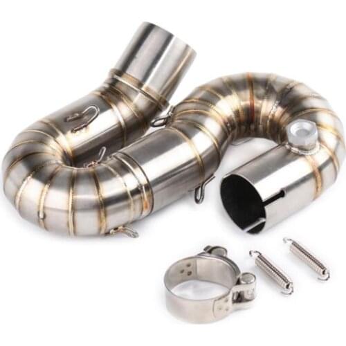 Motorcycle muffer exhaust Pipe modified escape moto middle link pipe full System For Honda cbr1000 2016-17 year silp on