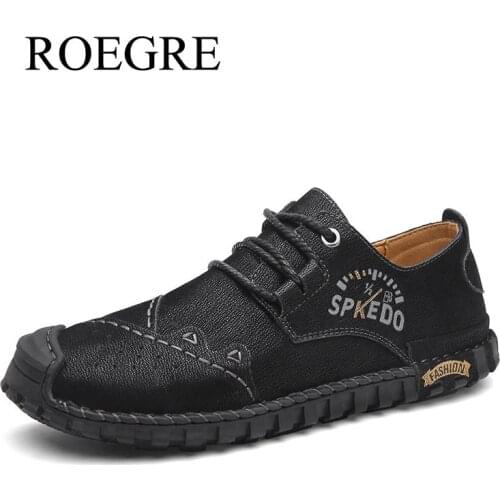 2020 New Autumn Winter Cow Split Leather Men Boots Comfortable Motorcycle Boots Men Footwear Rubber Ankle Boots Mens Shoes