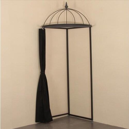 Temporary mobile fitting room Clothing store floor portable folding simple changing room curtain