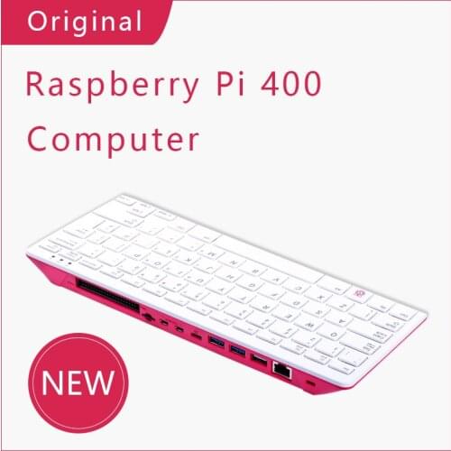 Raspberry Pi 400 Personal Computer Kit Include Power Supply,Keyboard,SD Card,Mouse Support Dual HDMI 4K WiFi Bluetooth