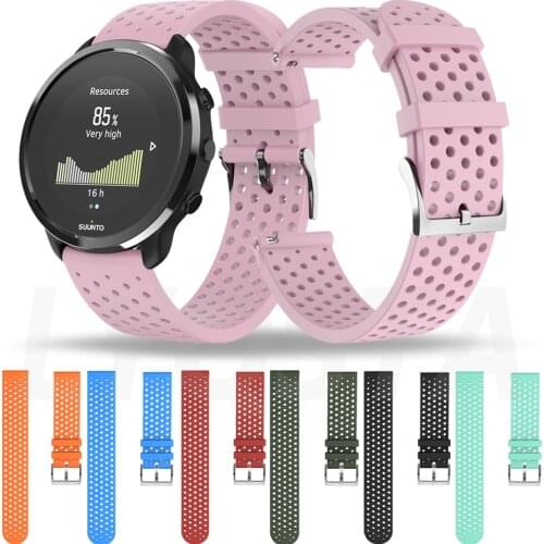 20mm Smart Bracelet Band For SUUNTO 3 Fitness Watch Silicone Wristband For Garmin Forerunner 245 Strap Galaxy watch 42mm Correa