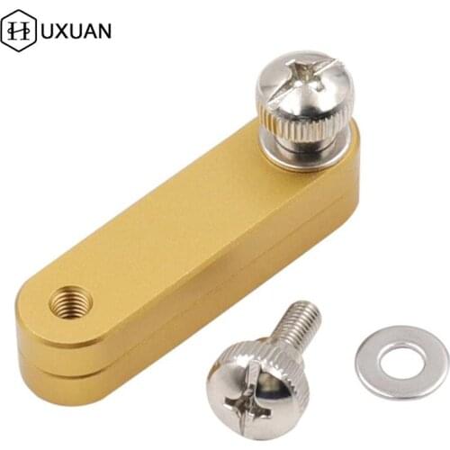 Steel Ruler Positioning Block Brass Scriber Line Marking Gauge For Ruler Locator DIY Woodworking Scriber Gaug Measuring Tools