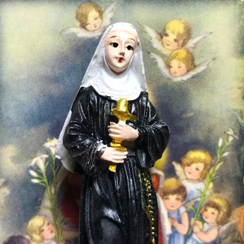 Super mini pvc figure Mother nun mini figurine virgin ornaments