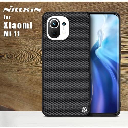 Nillkin Textured Case for Xiaomi Mi 11 case back cover protective Nilkin nylon fiber TPU PC 360 cases for Xiaomi Mi 11