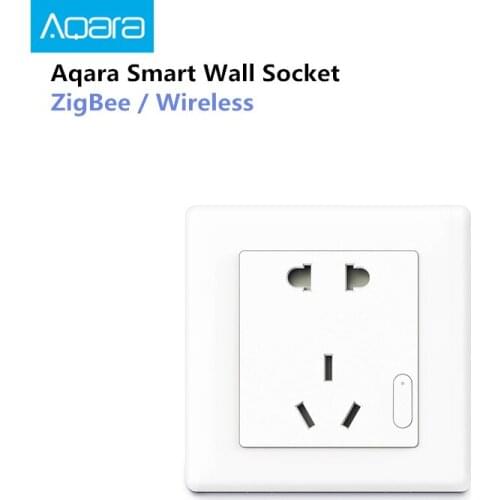 Original Aqara Smart Wall Switch Zigbee Remotel Control Security Alarm Wireless Wifi Socket Work With Xiaomi Smart Home APP