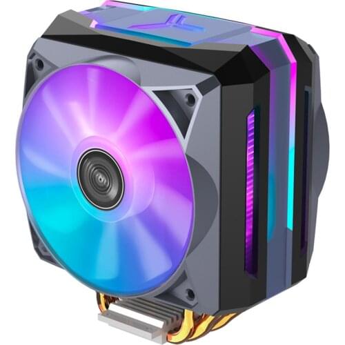 Jonsbo CR1100 6 Heat Pipes Colorful Light CPU Cooling Fan ARGB Sync Radiator Cooling System CPU Cooling Fan with PWM Fans