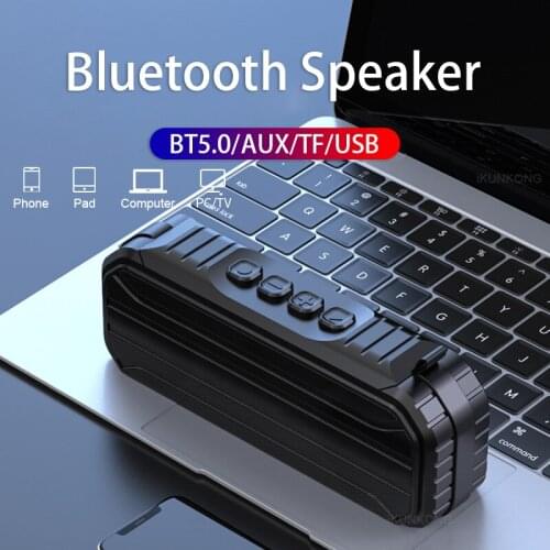 High Power Portable Bluetooth Speaker Wireless Bass Subwoofer Waterproof Outdoor Speakers Boombox AUX TF USB Stereo Loudspeaker