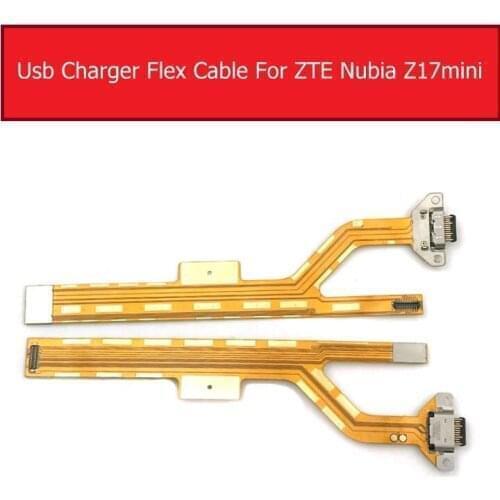 USB Charger Flex Cable For ZTE Nubia Z17Mini NX569J Charging Connector Jack Board Dock port Module Flex Ribbon replacement Parts