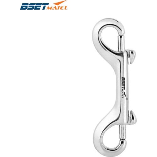 Stainless Steel 316 Scuba Diving Clips Double Ended Bolt Snap Hook BCD Chioce Snap Bolt kit Quick Draw Pet Chains Trigger Boat
