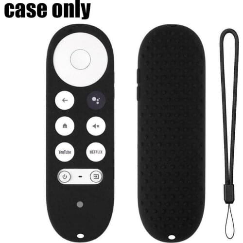 1PC TV Silicone Case For -Google TV 2020 Voice Remote Silicone Case Protective Cover Skin Remote Control Protection Shockproof