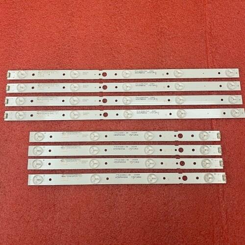 8pcs/set LED backlight strip for LG 43UJ620V 43UJ6200 43UJ630V CRH-A4330300104L6CNRev1.0 CRH-A4330300105R6CNRev1.0