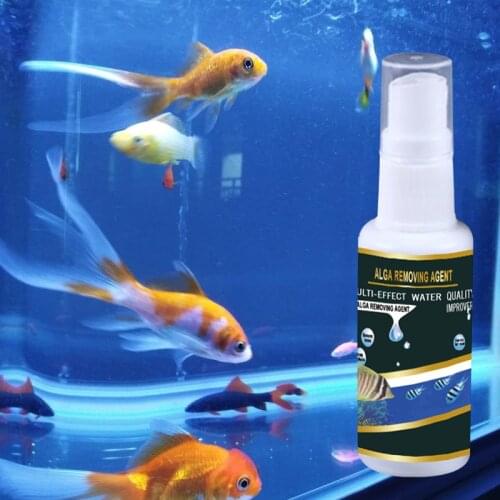 Aquarium Accessories 30ML Aquatic Algae Control Purifier Desiccant Algaecide Remove Odor Purify Water Moss Remover Algal