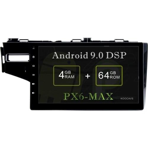 KOOCAVS 10.2" IPS Android 9.0 Car GPS Radio Player for Honda JAZZ FIT 2014 2015 2016 2017 4GB+64GB Stereo Multimedia Headunit