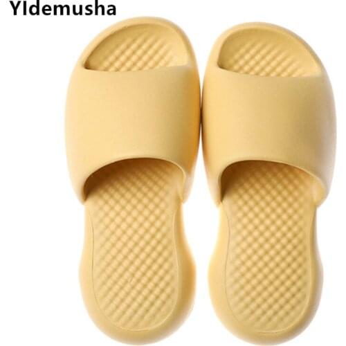 2021 New Unisex Home Slippers Summer Indoor Floor Non-slip Slippers Couple Family Women Men Outdoor Beach Sandal Casual Slippers