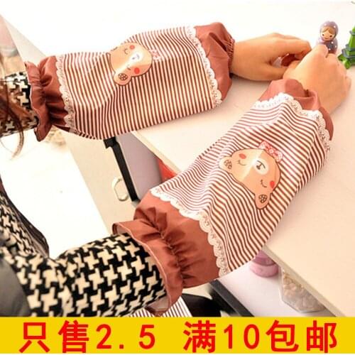Han version kitchen sleeves for women short long office work sleeves cleaning household sleeves anti-fouling sleeves adult