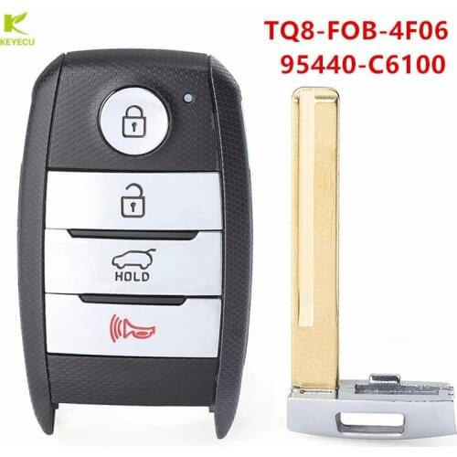 KEYECU Genuine OEM Smart Proximity Remote Key FOB 433MHZ ID47 Chip for Kia Sorento 2019 2020 TQ8-FOB-4F06 P/N: 95440-C6100