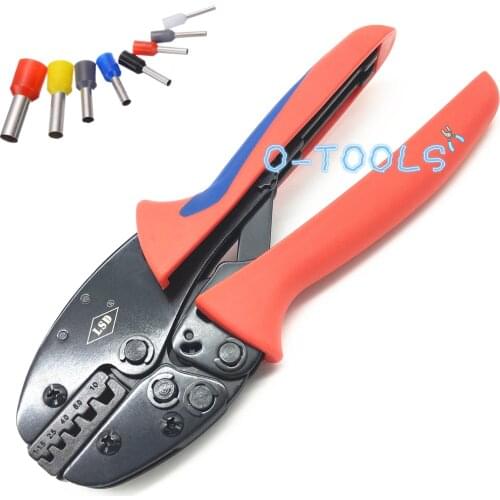 Cord wire end terminal block crimping tools cable crimp pliers for bootlace ferrule 27~7AWG electrical crimp crimper S-10WF