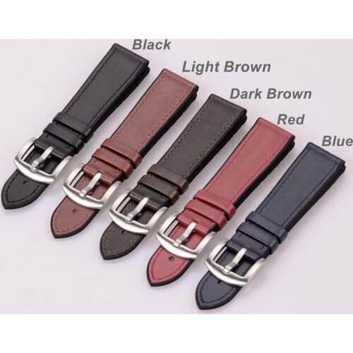 EACHE Newest Design Leather Silicone Watch band 22mm With Quick Release
