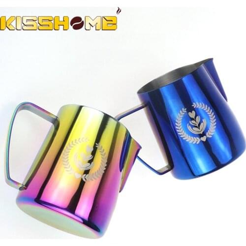 Stainless Steel Milk Frothing Pitcher Espresso Coffee Barista Craft Latte Cappuccino Milk Cream Frother Cup Pitcher Jug Maker