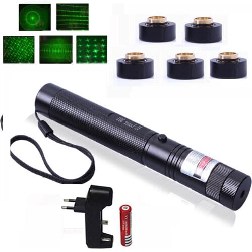 Laser Pointer 532nm Green Llight Stars Green Laser Pointer Flashlight Camping Tools for Hunting /Teaching/ Meeting Lazer Pen
