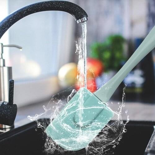 3Pcs/Set Cake Spatula Baking Tool Cake Butter Spatula Kit Portable Multi-functional Convenient Brush Dining Mixer Tool for Home