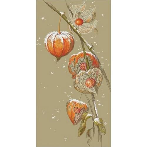 Lantern flower patterns Counted Cross Stitch 11CT 14CT 18CT Cross Stitch Kit Embroidery Needlework Sets