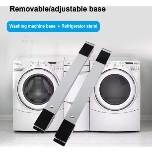 Newly Portable Washing Machine Stand Movable Adjustable Base Mobile Roller For Washing Machine Refrigerator