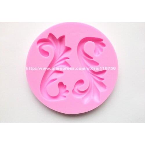 New! Free Shipping Flower Shaped Silicone Mold Cake Decoration Fondant Cake 3D Food Grade Silicone Mould 186