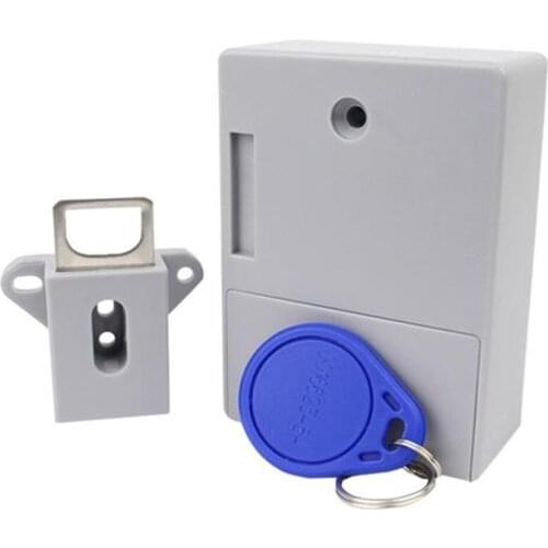 New-Invisible RFID Free Opening Smart IC Card Sensor Cabinet Lock Locker Wardrobe Shoe Cabinet Drawer Door Electronic Locks