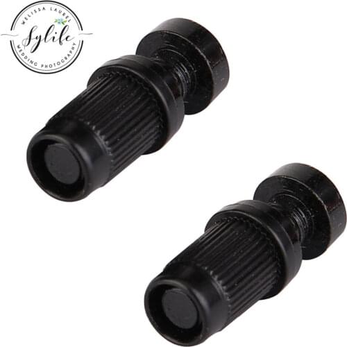 Guitar Tuneomatic Tailpiece Stopbar Studs and Anchors for Les Paul LP Guitar, Black