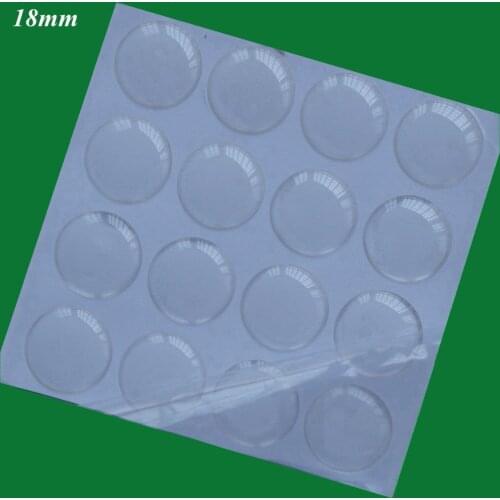 Wholesale Sutoyuen 2000 pcs Soft Clear Epoxy Resin Stickers 18mm Circle Round Crystal Resin For DIY Craft Jewelry Finding